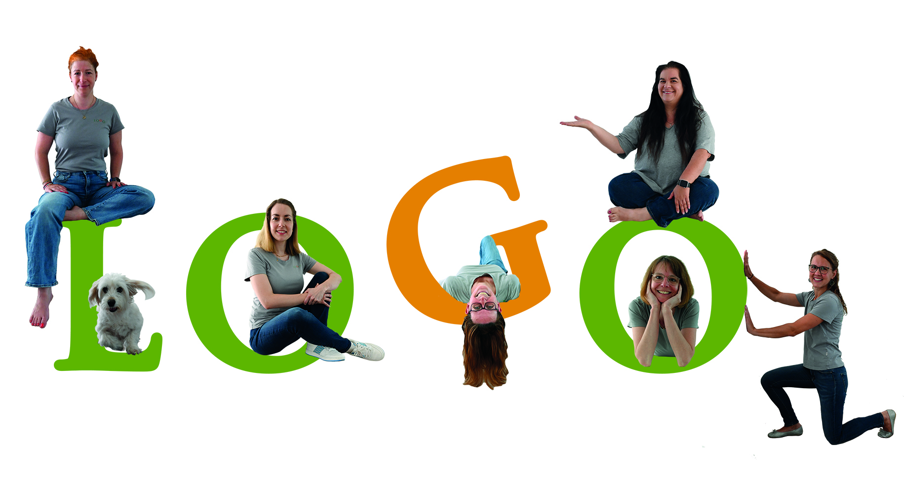 Teambild mit Logo - Logopädie Hegemann Kornwestheim, Ludwigburg und Umgebung